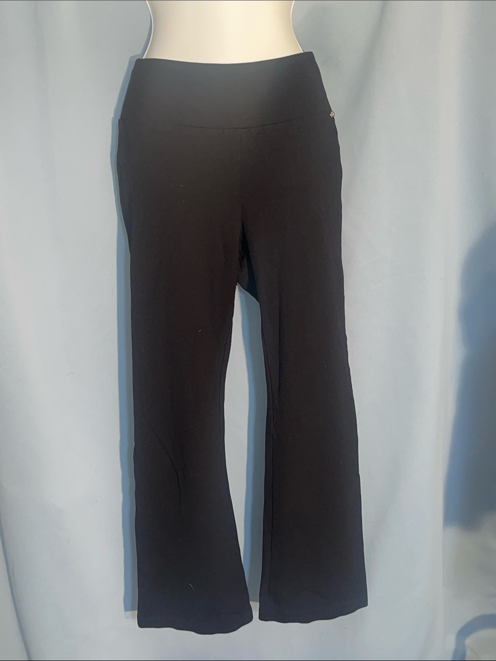 Stoosh Black Boot Cut Ponte Pants